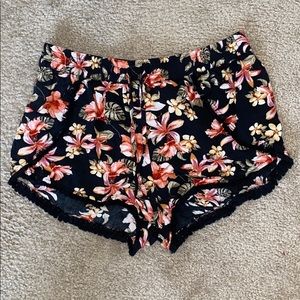 floral printed shorts